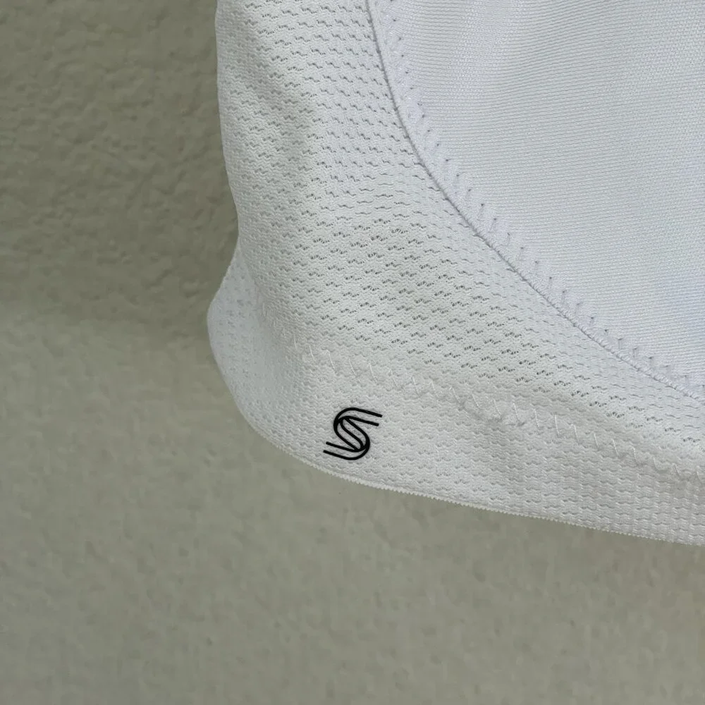 NEW Glamorise Sports Bra Womens 48F White Wireless Full Coverage Mesh Support - Picture 6 of 9